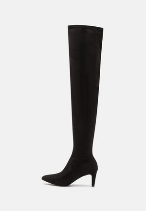 Over-the-knee boots - black