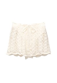 WITH DRAWSTRING - Shorts - beige
