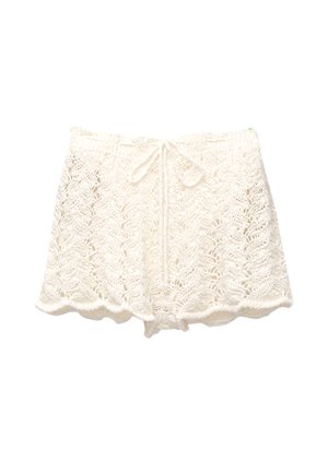 PULL&BEAR WITH DRAWSTRING - Rövidnadrágok - beige