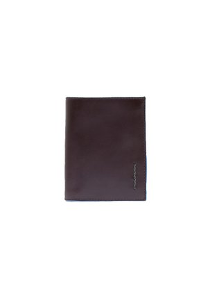 VERTICAL TRIFOLD COIN POCKET CARD SLOTS - Portemonnee - mogano