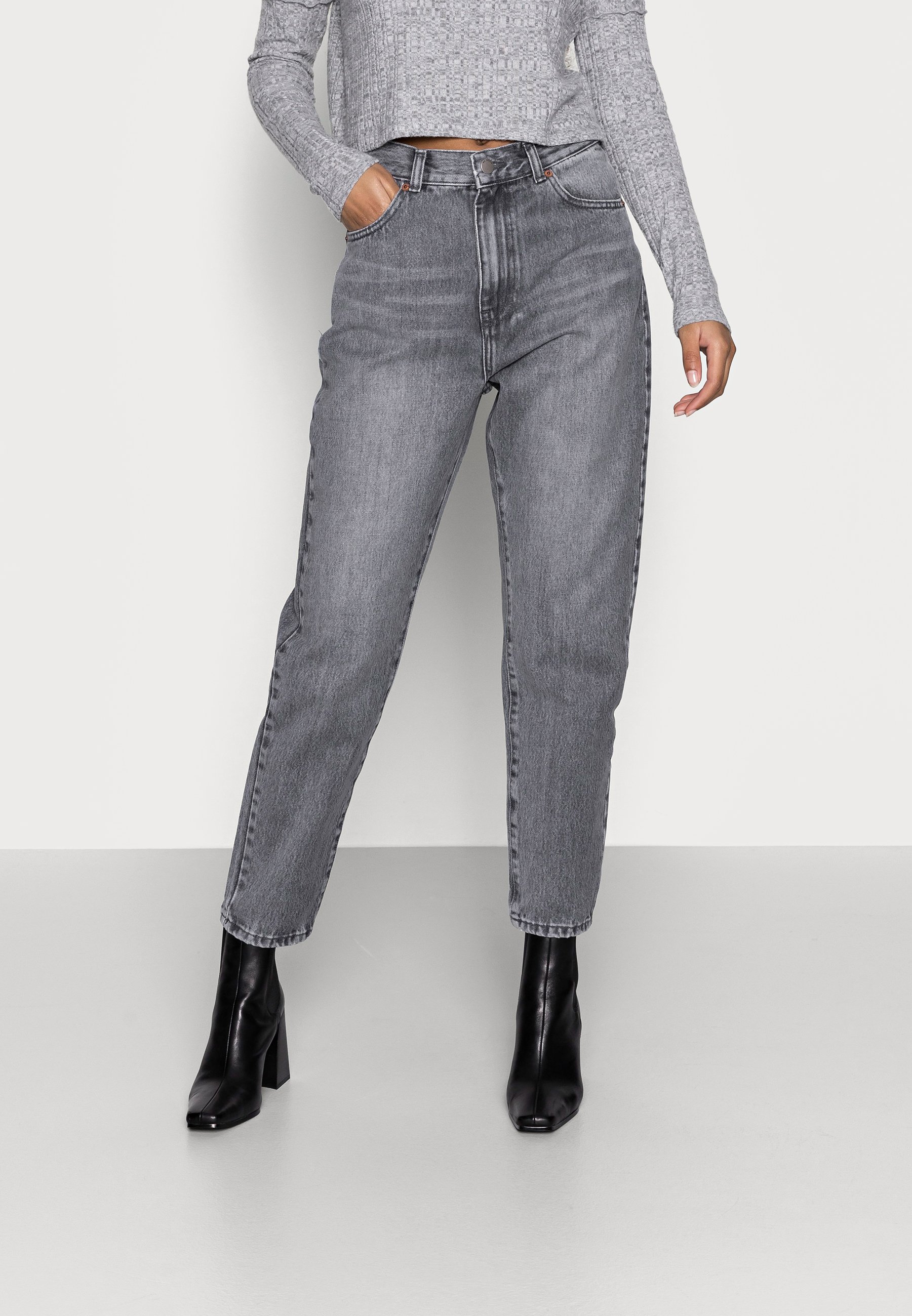 Petite Dr Denim Mom Jeans Nora Jeans Superlight Blue Ripped