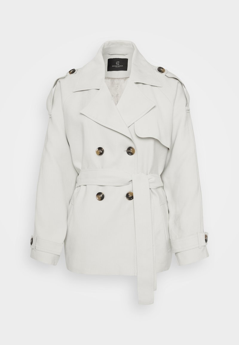 Bruuns Bazaar Lichte jas grijs