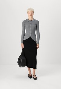 Vero Moda VMWILLOW - Chaqueta de punto - medium grey