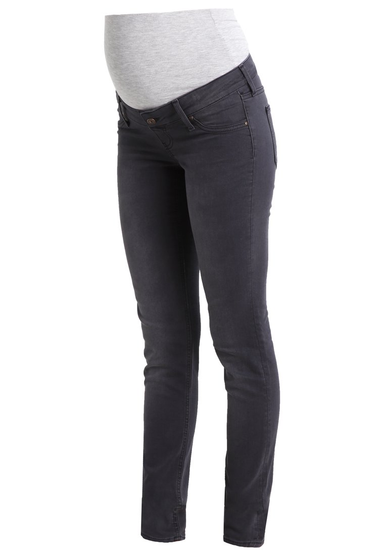 Queen Mum Slim fit jeans donkergrijs Queen Mum Slim fit jeans donkergrijs