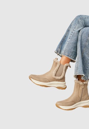 BASKET MONTANTE  ZIP SUPER MODE - Sneakers hoog - taupe