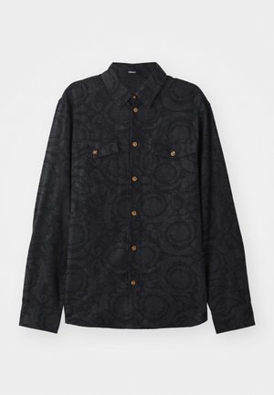 Versace BAROCCO - Chemise - black/grey melange