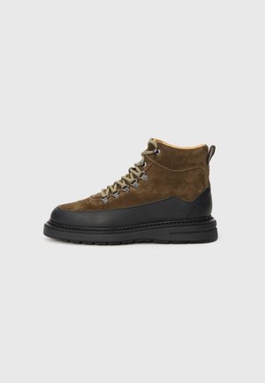 HILLPREP - Snörstövletter - dark olive