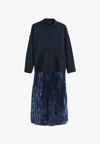 Neselectat, navy blue nautical print