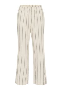 RAYI - Broek - eggnog and brown stripe