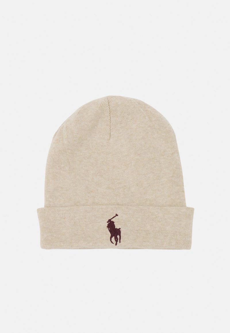 Polo Ralph Lauren HAT UNISEX Beanie oatmeal heather/brown Zalando.ie