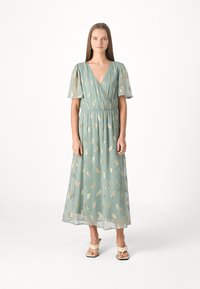 JDY MILA WRAP   - Φόρεμα ημέρας - chinois green/gold