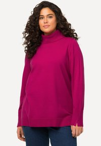 Ulla Popken ROLLKRAGEN BÜNDCHEN - Pullover - light heather