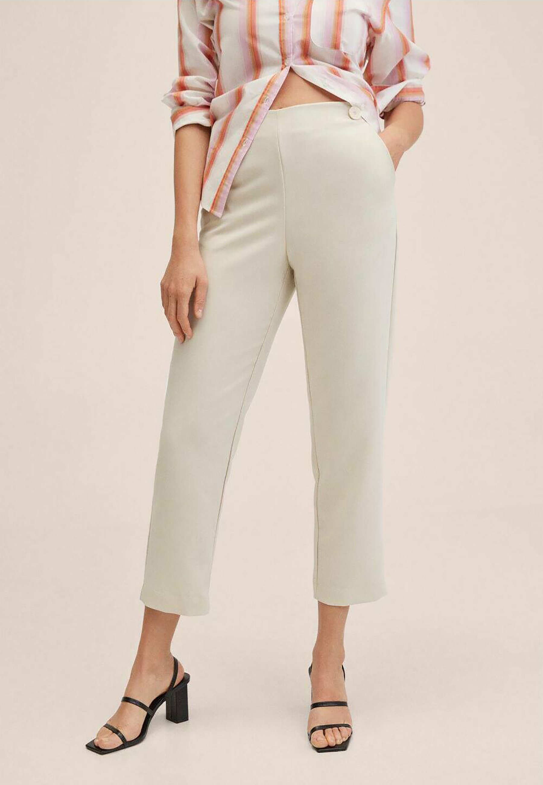 Mango DORITO - Pantalones - licht pastelgrijs/tierra - Zalando.es
