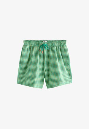 Next, REGULAR FIT - SEERSUCKER 5 INCH SWIM SHORTS . - Pantaloni scurți - green gingham