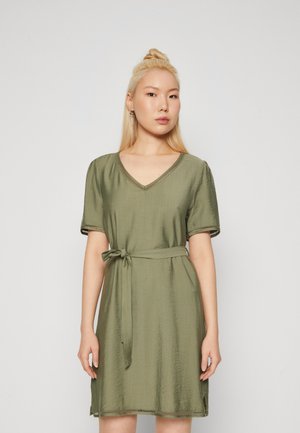ONLCELINE PAULA V NECK DRESS LIFE - Robe de jour - deep lichen green