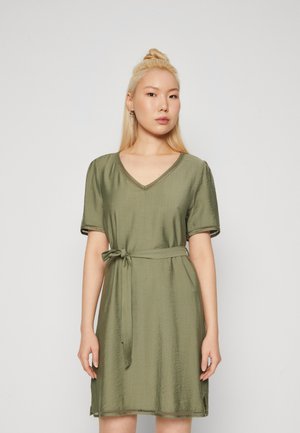 ONLCELINE PAULA V NECK DRESS LIFE - Vestido informal - deep lichen green