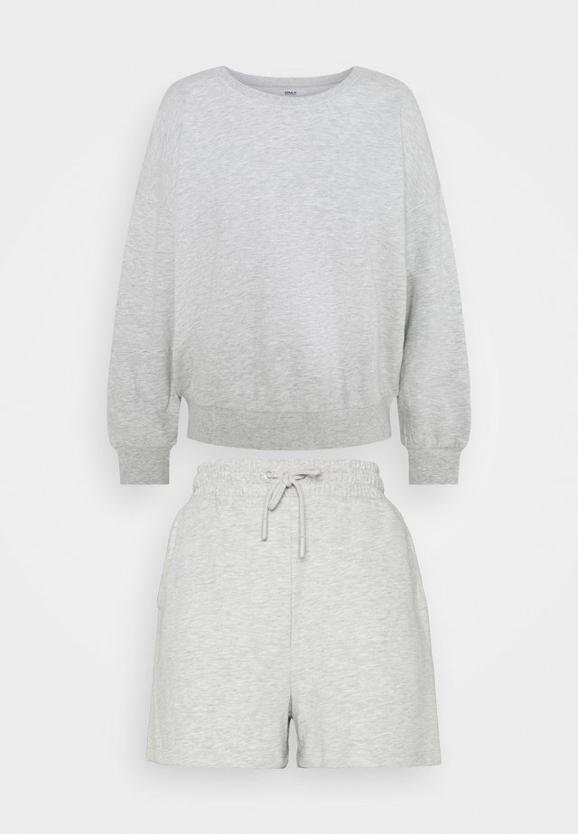 ONLKAPPI PETIT SET - Sweatshirts - light grey melange