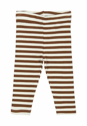 Leggings - Trousers - toffee striped
