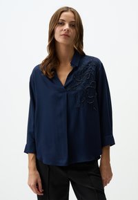 Blouse - navy blue