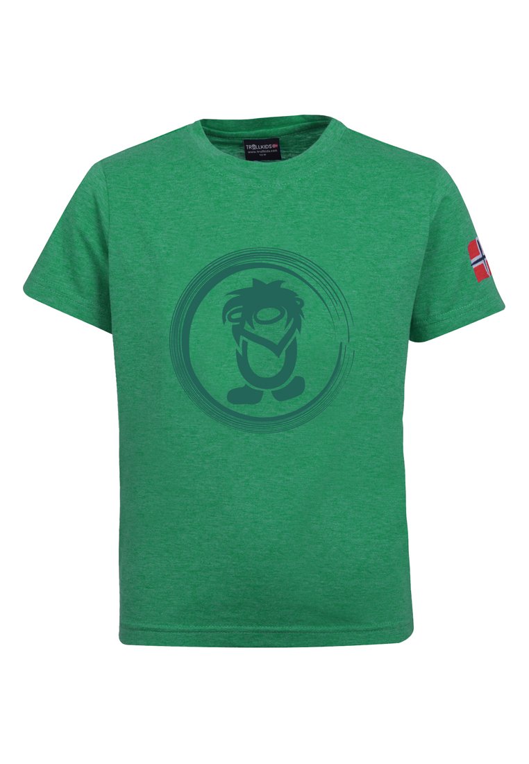 Trollkids T-shirt print donkergroen Trollkids T-shirt print donkergroen