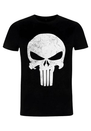 MARVEL OTHER - PUNISHER DISTRESSED SKULL - T-Shirt print - black