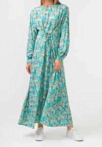 Touché Privé Robe longue - mottled light green