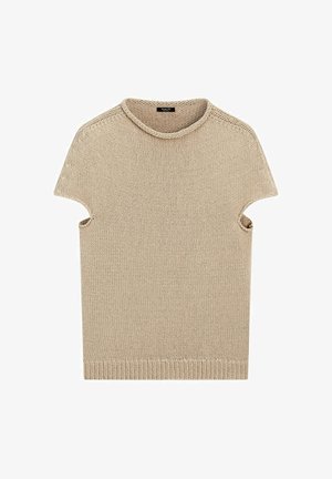 Massimo Dutti, T-shirts print - beige