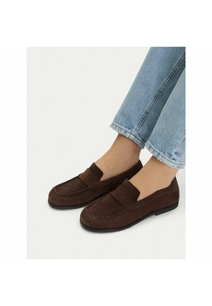 G-STAR, STAR RAW WOMEN'S BROWN MOCCASINS - Slip-ons - brown