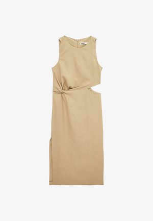 Koton, CUT OUT MIDI FLARE DRESS. - Vestido informal - brown