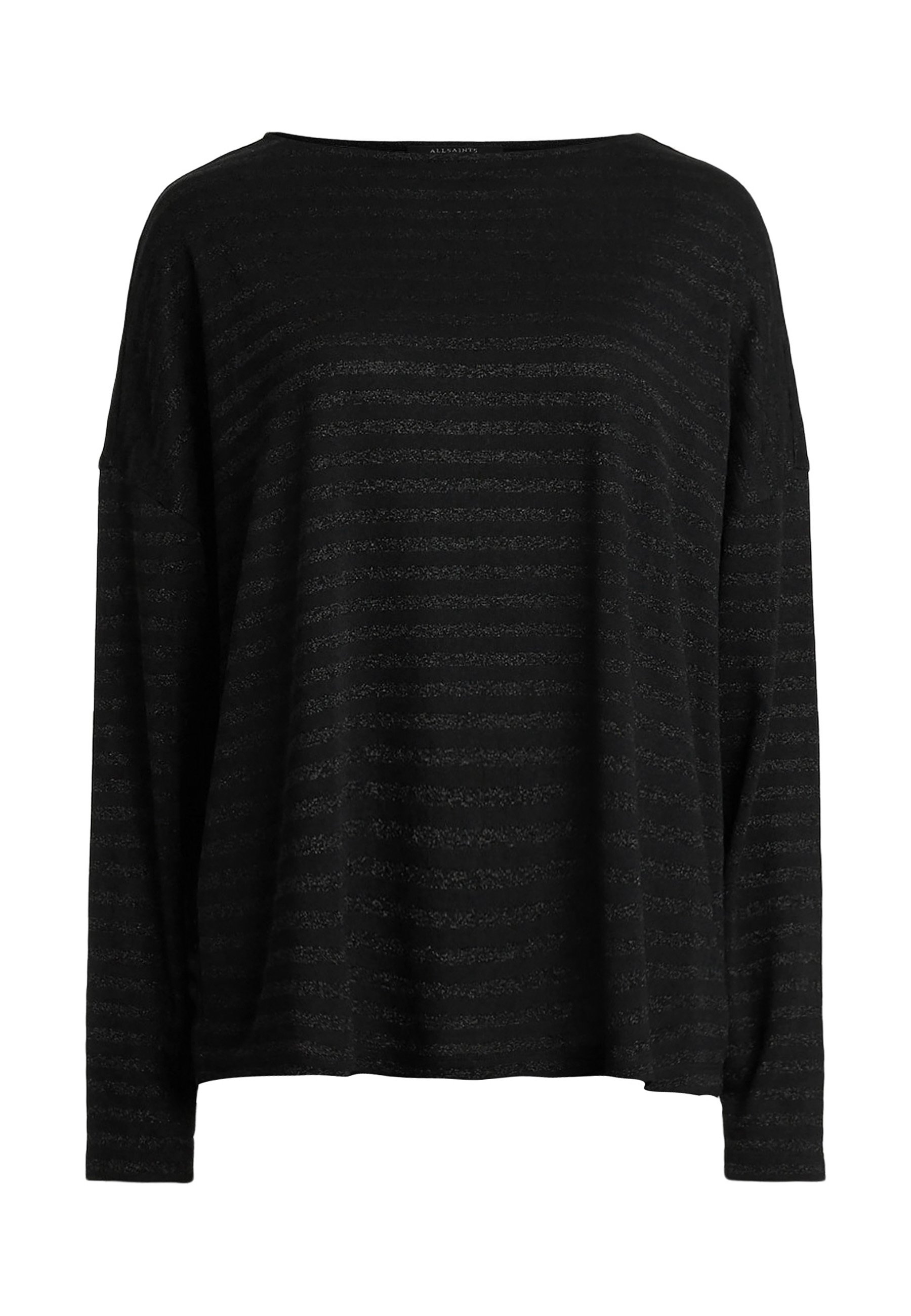 ★DNSR★ Striped long sleeve black Oversized Double Layer Striped LS Tee | Urban Classics Long