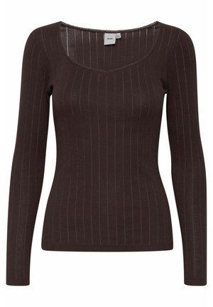 Pitkähihainen paita - dark brown