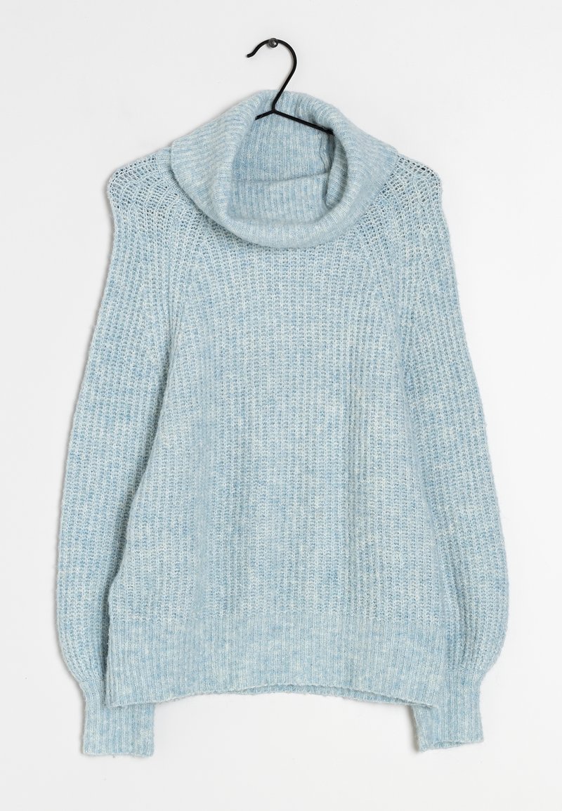 Mango Strickpullover - blue