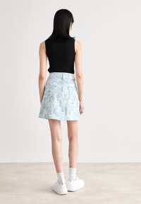 BOSS SKIRT MINI - A-line skjørt - medium blue