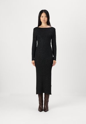 SLFJOSIE ANKLE SEQUINS DRESS - Jumper dress - black
