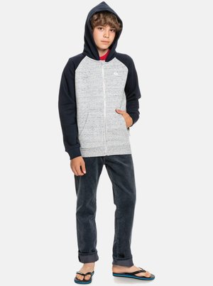 EASY DAY ZIP YOUTH - Mikina na zip - light grey heather
