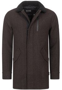 FALMO - Palton scurt - mini herringbone brown