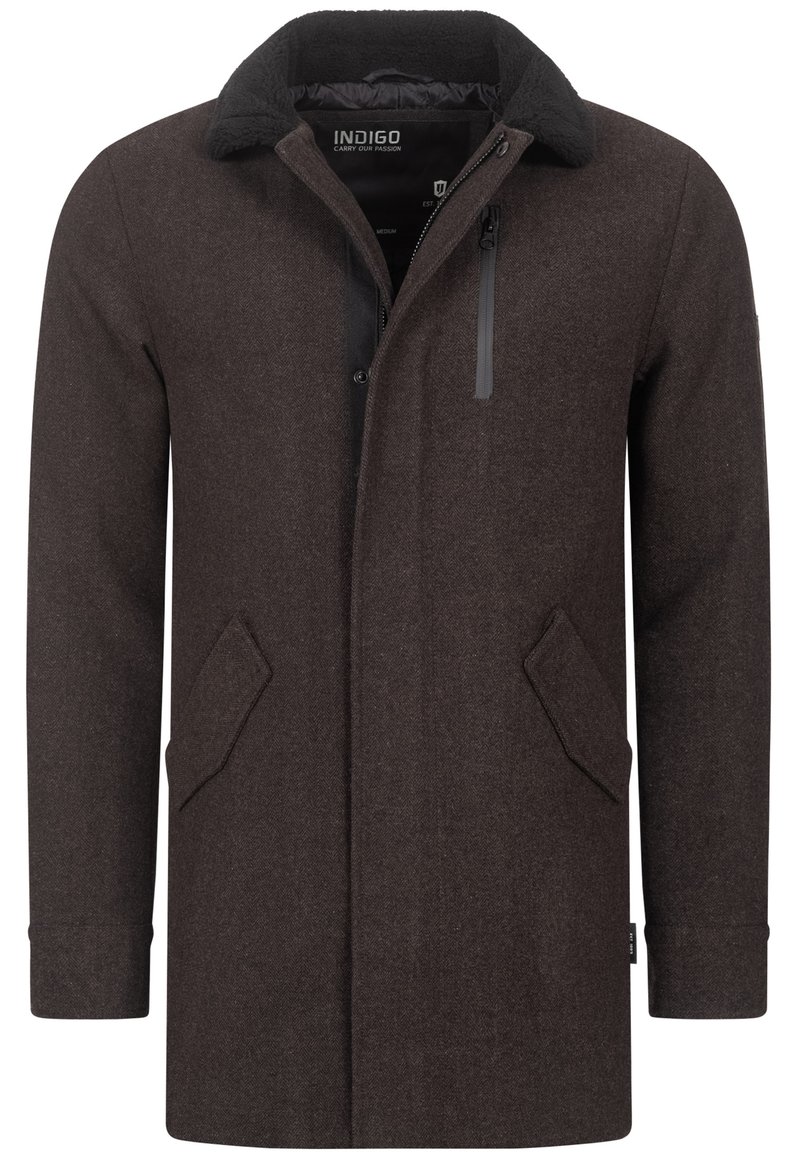 INDICODE JEANS Mantel gemêleerd bruin