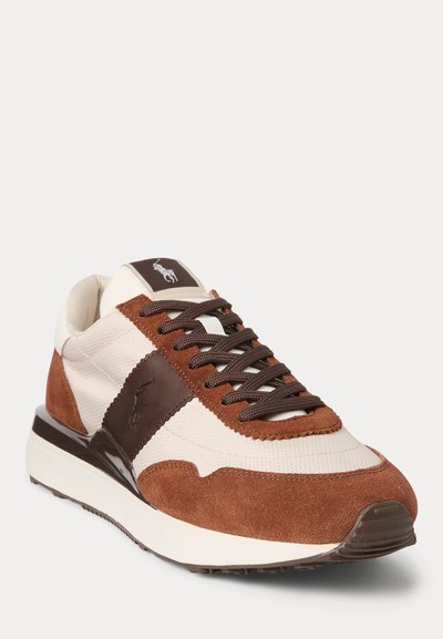 Polo Ralph Lauren TRAIN 89 SUEDE-PANELED SNEAKER UNISEX - Sportbačiai - classic tan/cinnamon