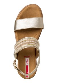 s.Oliver Keilsandalette - gold