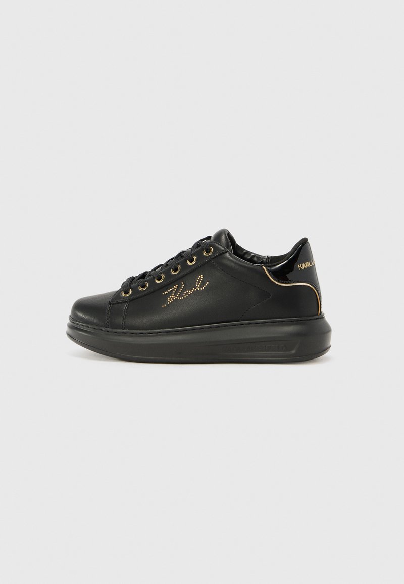 KARL LAGERFELD KAPRI - Trainers - black/gold-coloured/black - Zalando