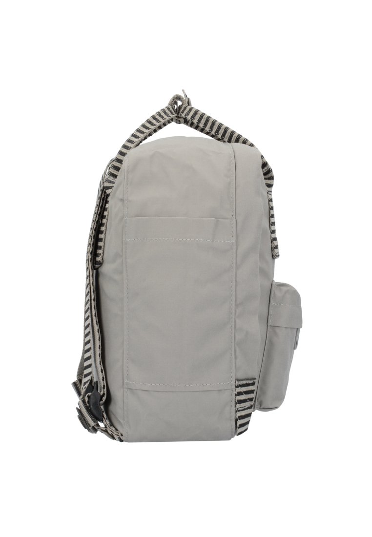 fjallraven kanken mini backpack fog striped Fjällräven FJÄLLRÄVEN KÅNKEN MINI 7L RUCKSACK - Rucksack - fog striped/grey