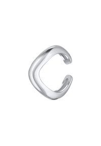 EARCUFF CURVED - Egy darab fülbevaló - silberfarben