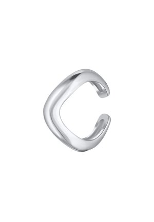 EARCUFF CURVED - Jedna náušnica - silberfarben