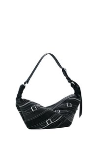 Desigual SMALL WITH BUCKLES - Handtasche - black