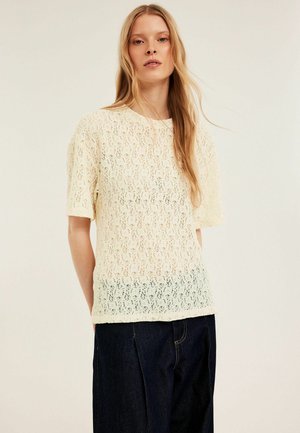 SHORT SLEEVE  - Bluse - off white