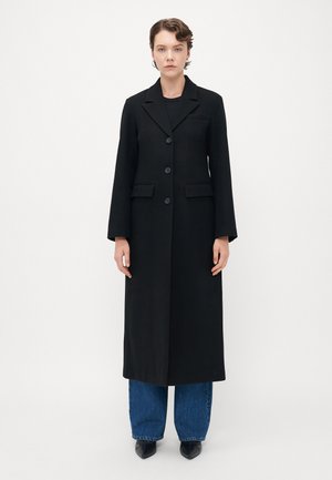 ONLNANCY LIFE LONG FITTED COAT - Klassisk kåpe / frakk - black