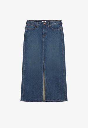 Wrangler, FRONT SLIT MAXI - Denimnederdele - stacey