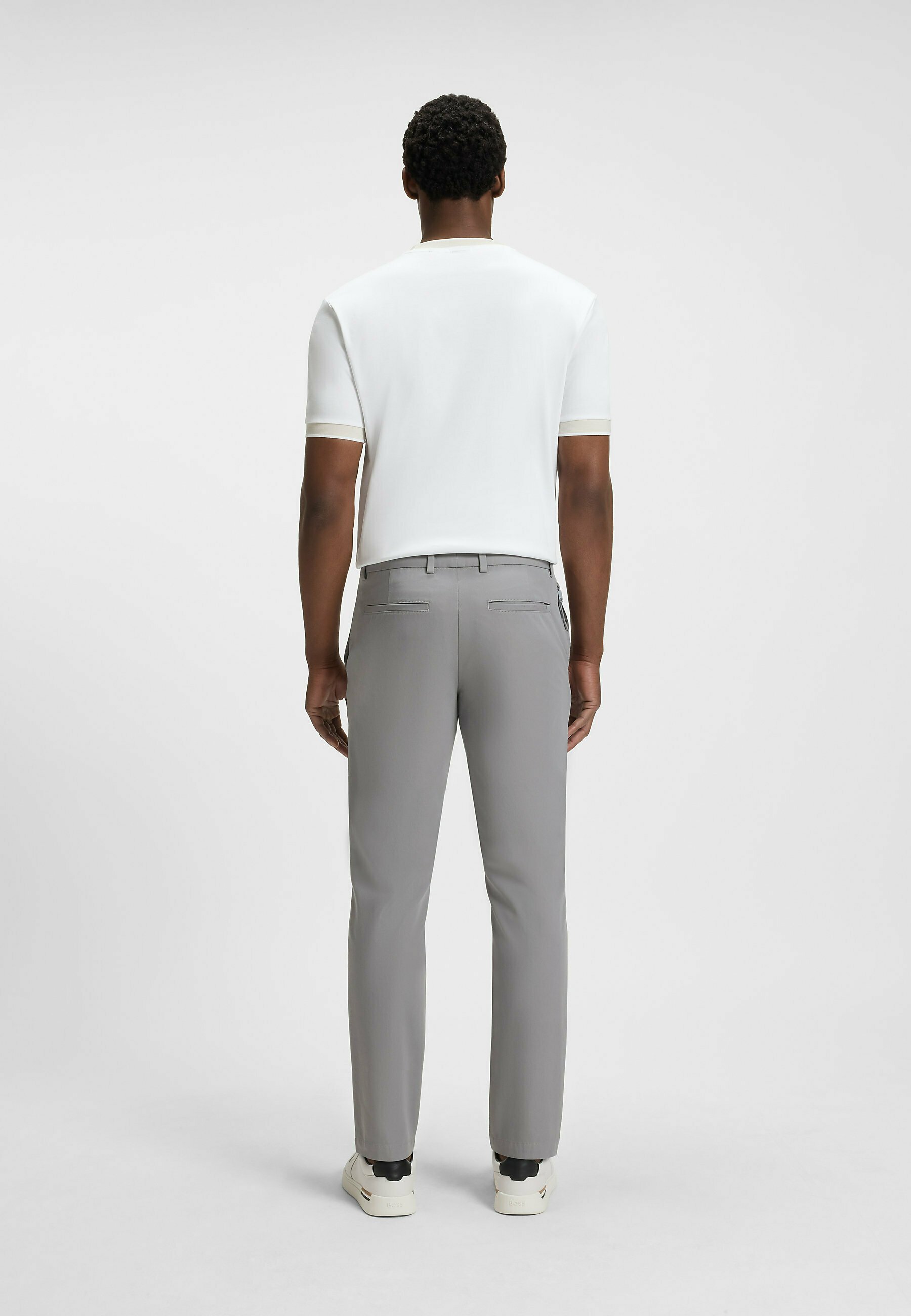 BOSS P-KAITON1-ZIP - Chino - open grey ten/grau - Zalando