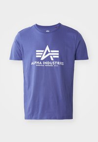 Print T-shirt - night purple