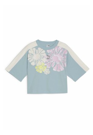 SNFLR - Majica kratkih rukava s printom - turquoise surf